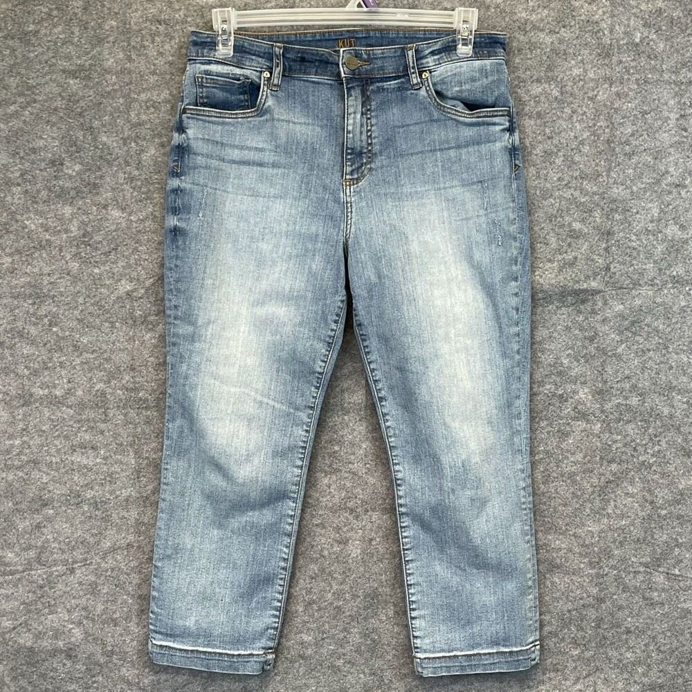 Kut from the Kloth Light Wash Cropped Jeans